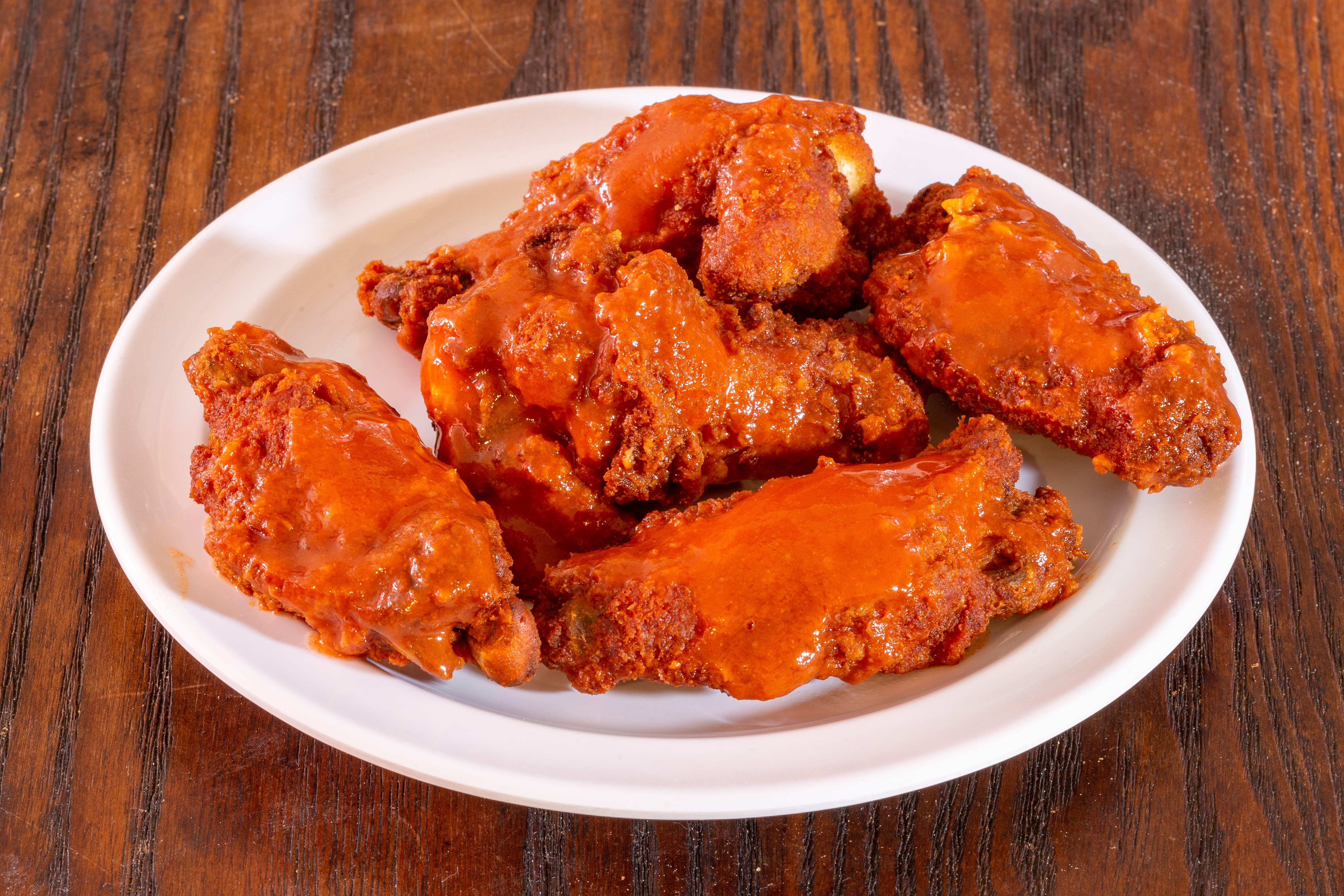 Order Hot Wings - 5 Pieces food online from Red Devil Pizza store, Covina on bringmethat.com