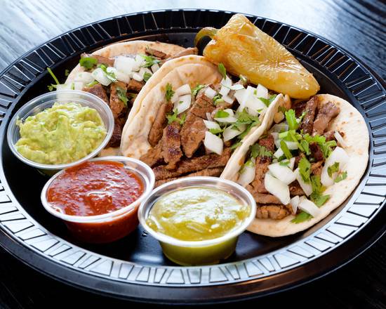 Order Tri-Tip Taco Combo food online from Senor Taco Flame Grilled Tacos store, Bakersfield on bringmethat.com