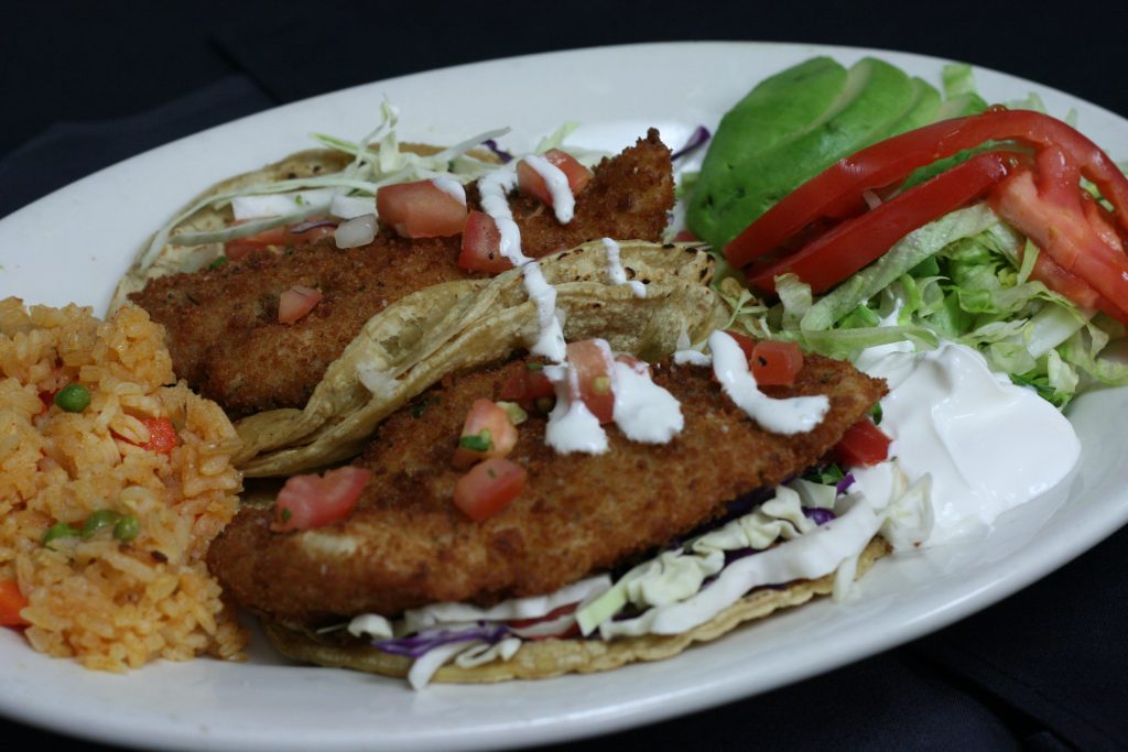 Order Dos Fish Tacos food online from Catch 35 store, Naperville on bringmethat.com