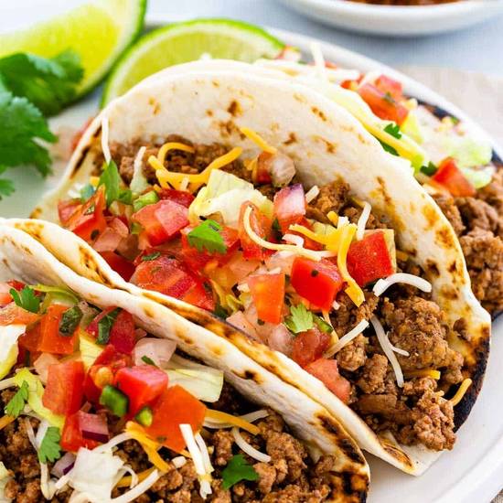 Order Spicy Beef Tacos food online from Lakeview Restaurant store, Coventry on bringmethat.com