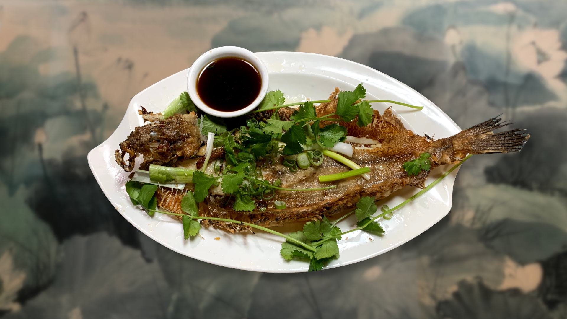 Order Flounder (Steamed or Pan Fried) 龍利魚 (清蒸或乾煎) food online from Creek House Dim Sum Restaurant store, Walnut Creek on bringmethat.com