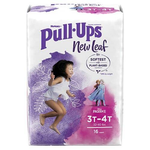 Order Huggies Pull-Ups New Leaf Girls' Potty Training Pants 3T-4T - 16.0 ea food online from Walgreens store, Bridgeport on bringmethat.com