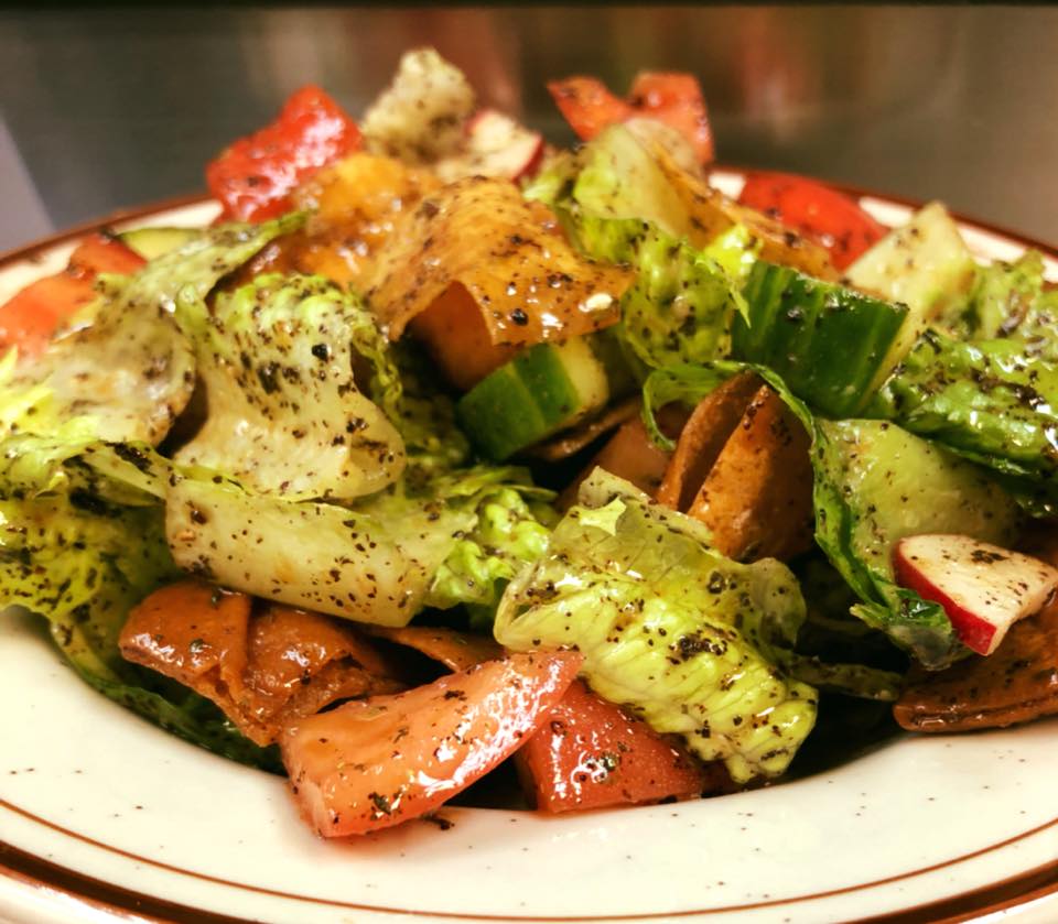 Order Fattoush Salad  food online from Mediterranien Cafe And Grill store, Fogelsville on bringmethat.com
