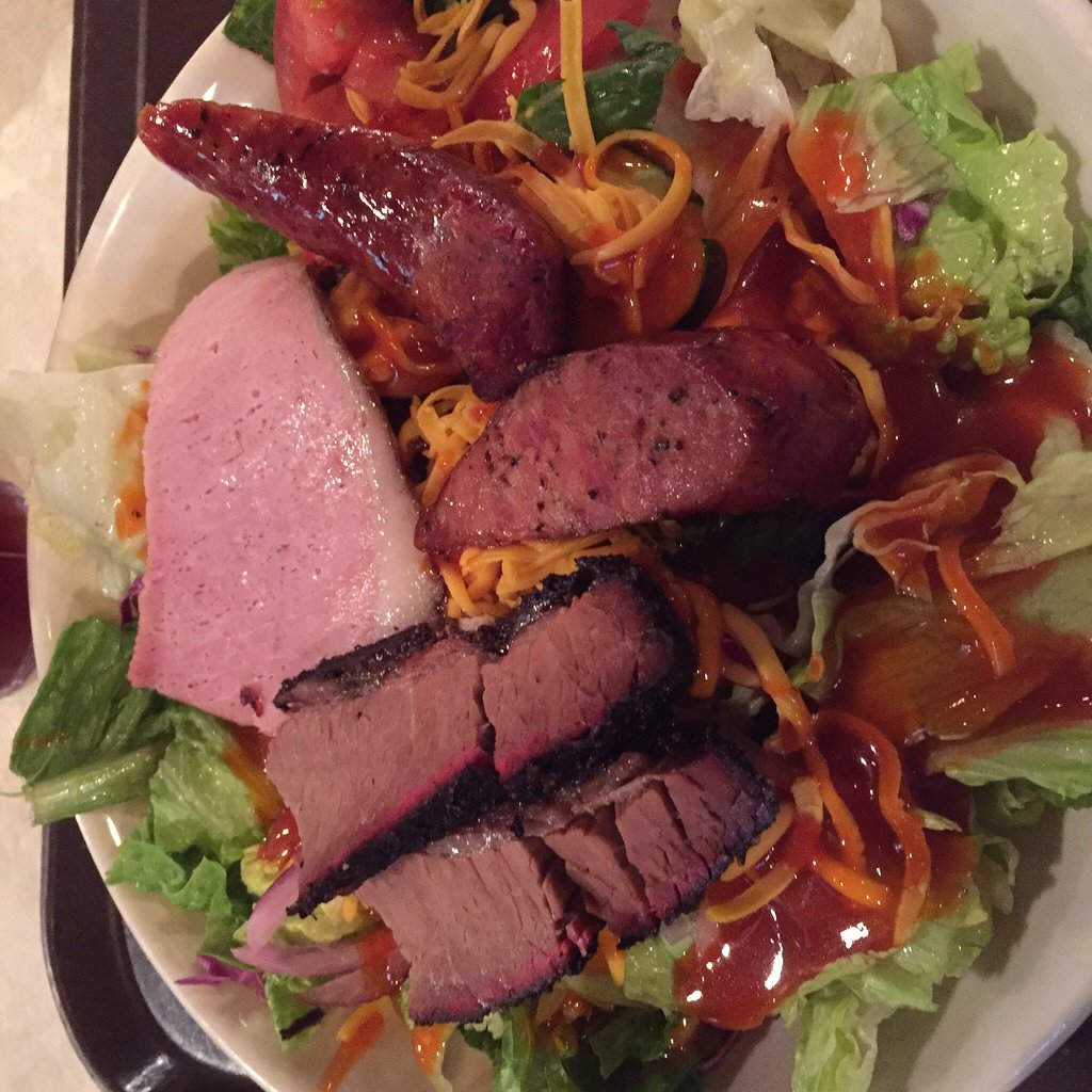 Order 3 Meat Chef Salad food online from Pappas Bar-B-Q store, Houston on bringmethat.com