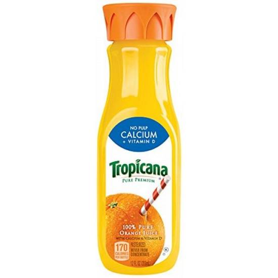 Order Tropicana Pure Premium Calcium & Vitamin D Orange Juice, 12 OZ food online from Cvs store, SARATOGA on bringmethat.com