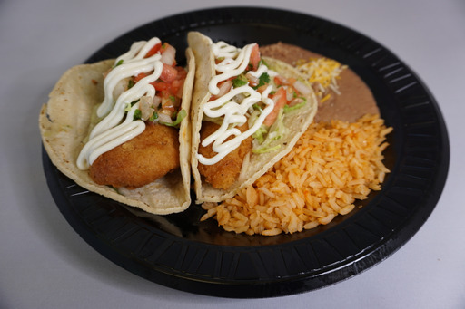 Order 16. Two Fish Tacos food online from Ramiro Méxican Food store, Tucson on bringmethat.com