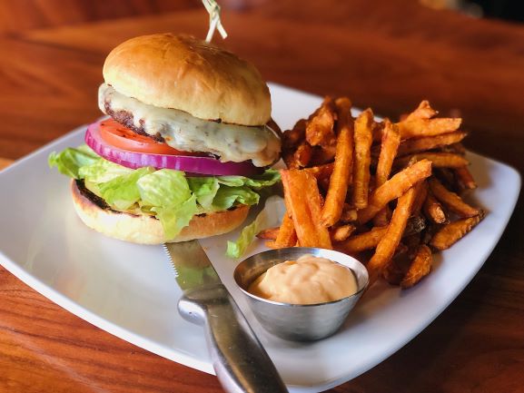 Order Cheeseburger food online from Sedona Taphouse store, Colonial Heights on bringmethat.com