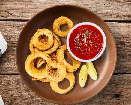 Order Onion Rings food online from Wing Nation store, Vista on bringmethat.com