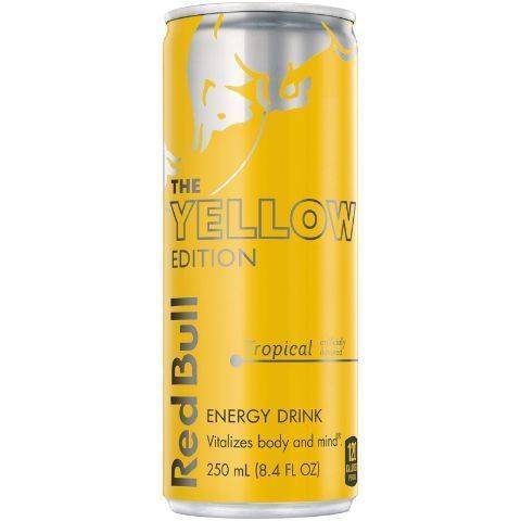 Order Red Bull Yellow Edition, Tropical 8.4oz Can food online from Aplus store, Pottsville on bringmethat.com