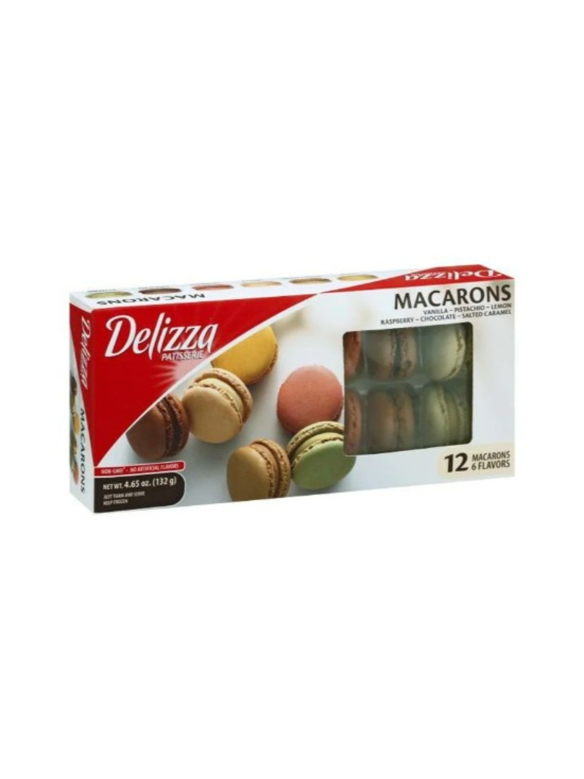 Order Delizza Assorted Macarons (12 count) food online from Stock-Up Mart store, Minneapolis on bringmethat.com