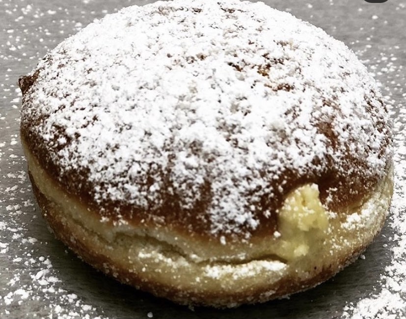 Order Cream filled beignet food online from Ground Up Coffee Shop store, Philadelphia on bringmethat.com