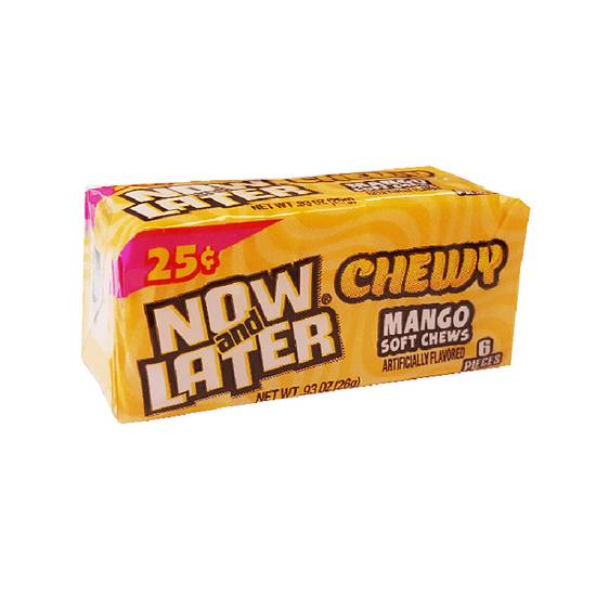 Order Now & Later CHEWY Mango Fruit Chews - 6 Pieces food online from Exxon Food Mart store, Port Huron on bringmethat.com