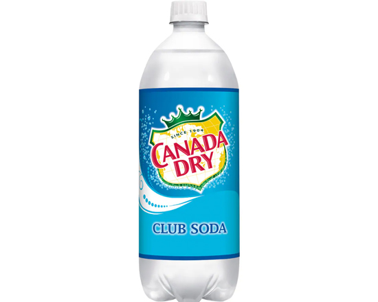 Order Canada Dry Club Soda 1 Liter food online from Plaza Diamond Liquor store, Diamond Bar on bringmethat.com