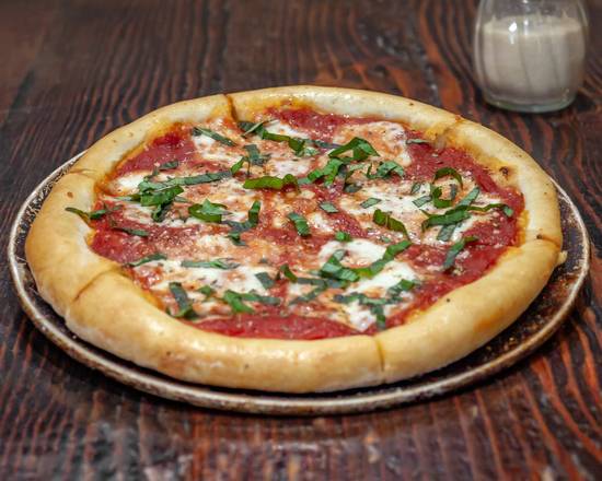 Order Margherita Pizza food online from Patxi's Pizza store, Englewood on bringmethat.com