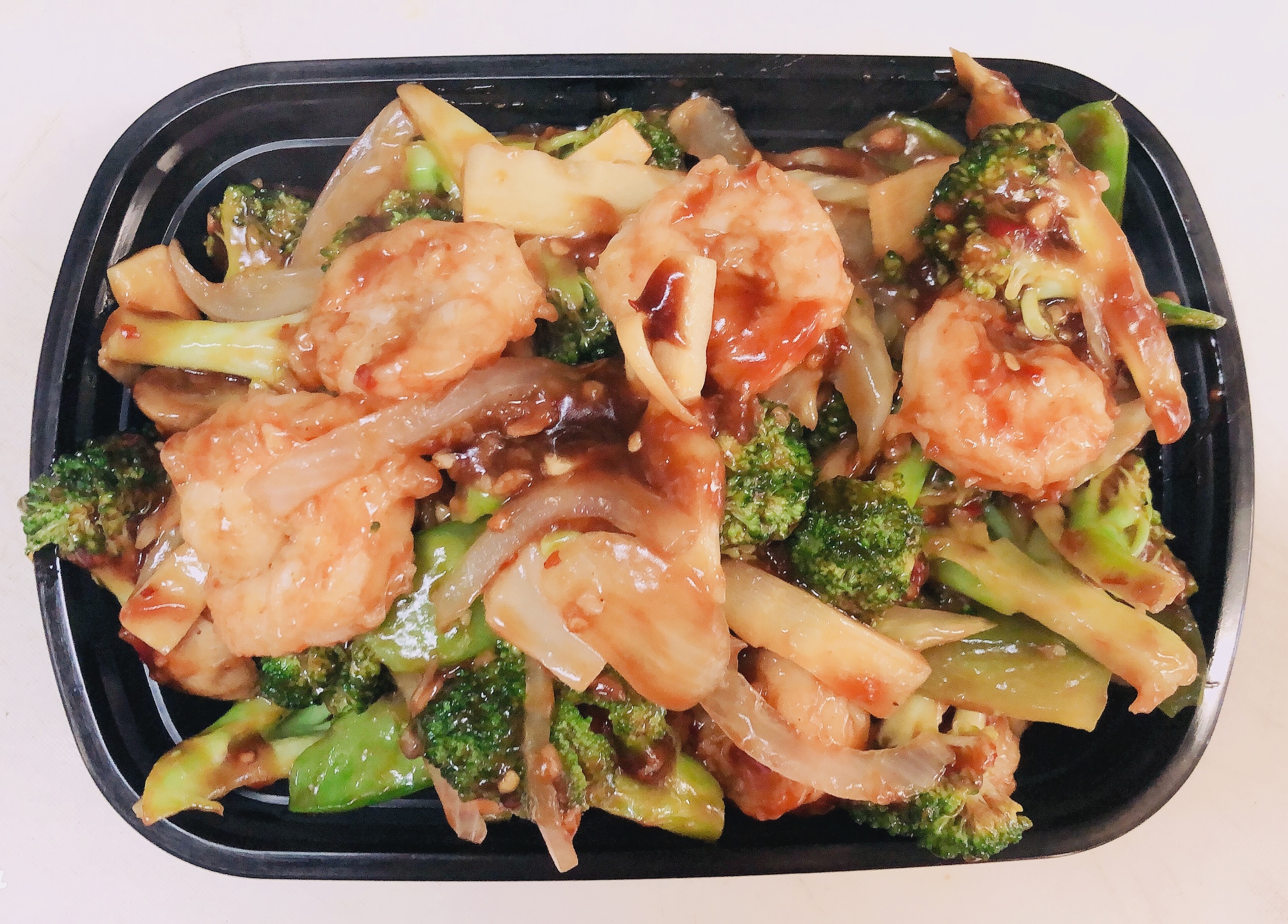 Order 75. 鱼香虾 Shrimp with Garlic Sauce food online from Asian Express store, Radcliff on bringmethat.com