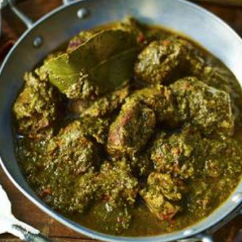 Order Palak Gosht food online from Moguls Supper Club store, Daly City on bringmethat.com