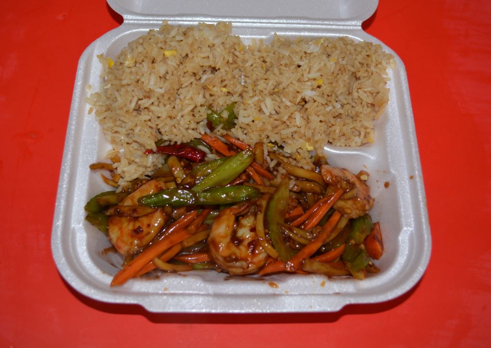 Order L12. Szechuan Shrimp Lunch food online from Canton Express store, Plano on bringmethat.com