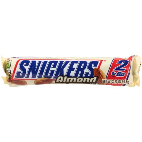 Order Snickers Almond King Size 2 Count food online from 7-Eleven store, Nephi on bringmethat.com