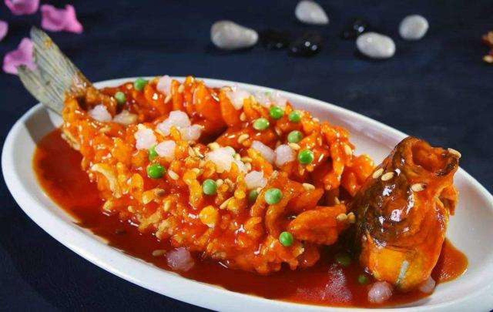 Order 306. Crispy Fish with Sweet & Sour Sauce food online from Shanghailander Palace store, Hacienda Heights on bringmethat.com