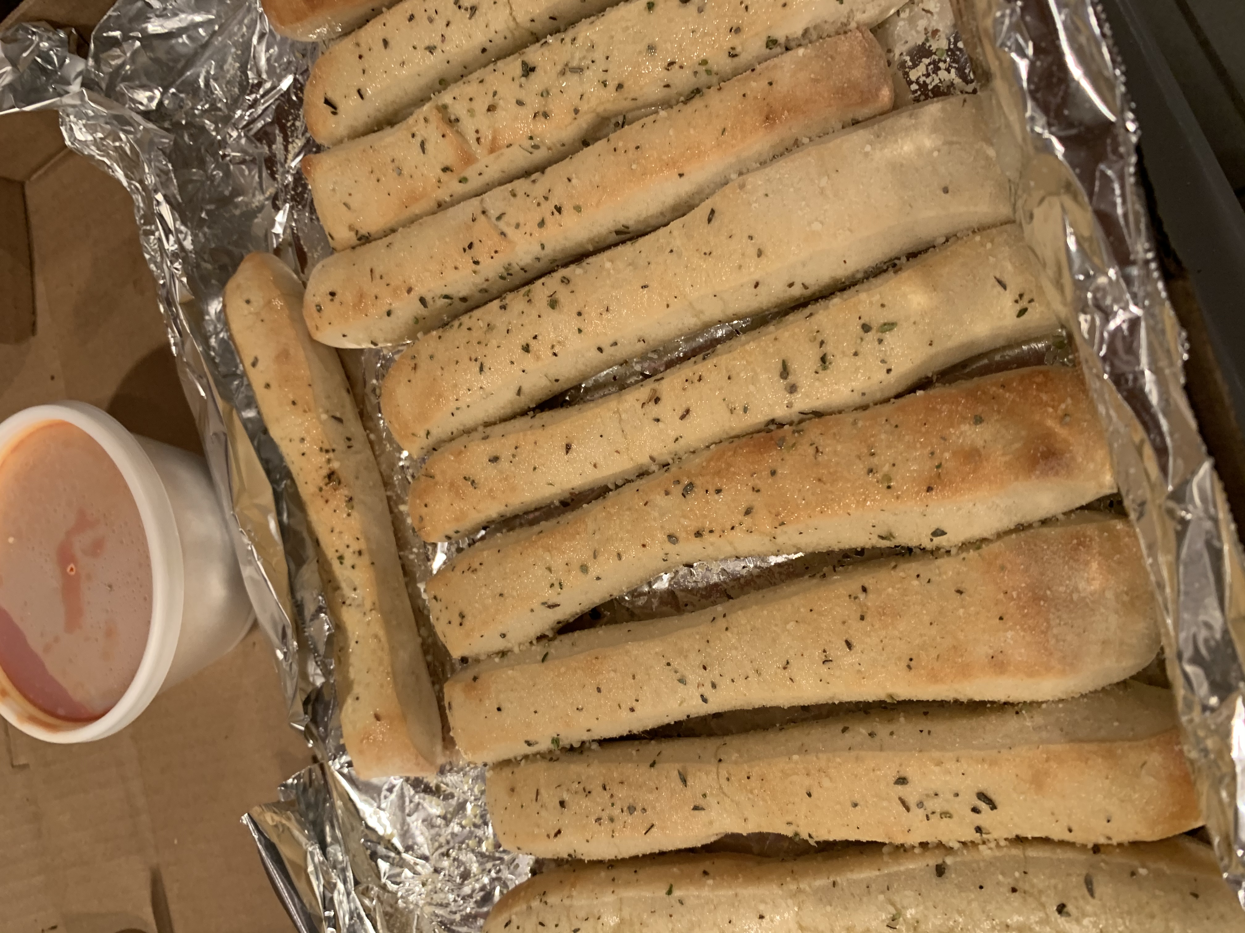 Order 12 Bread Stix food online from Two Cousin Pizza & Italian store, Mount Joy on bringmethat.com