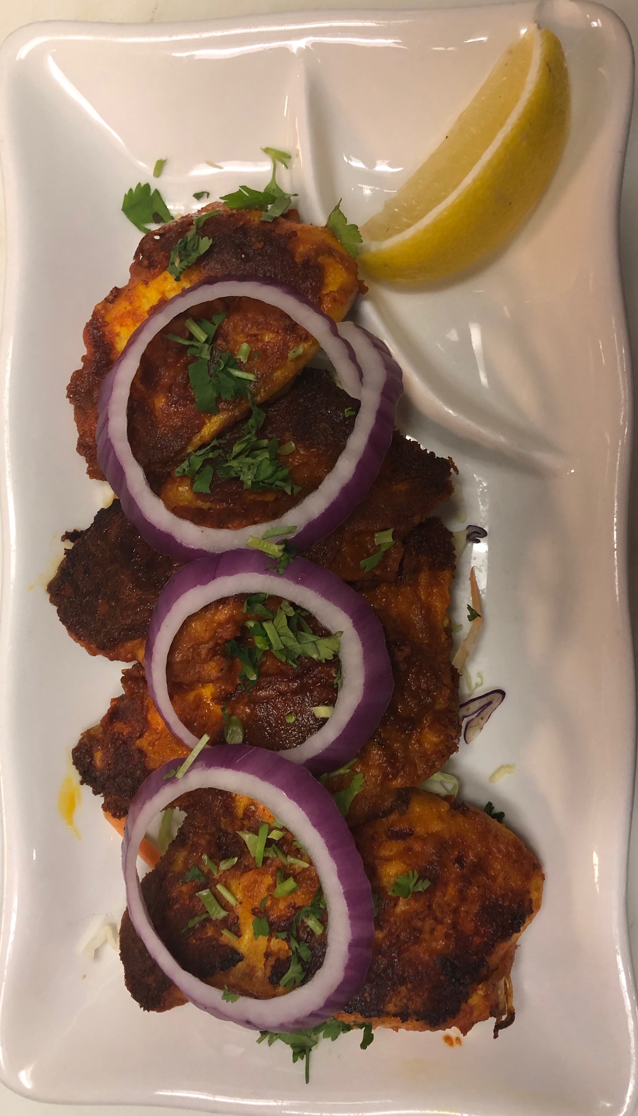 Order Tawa Fry Fish food online from Utsav Indian Cuisine store, Wethersfield on bringmethat.com