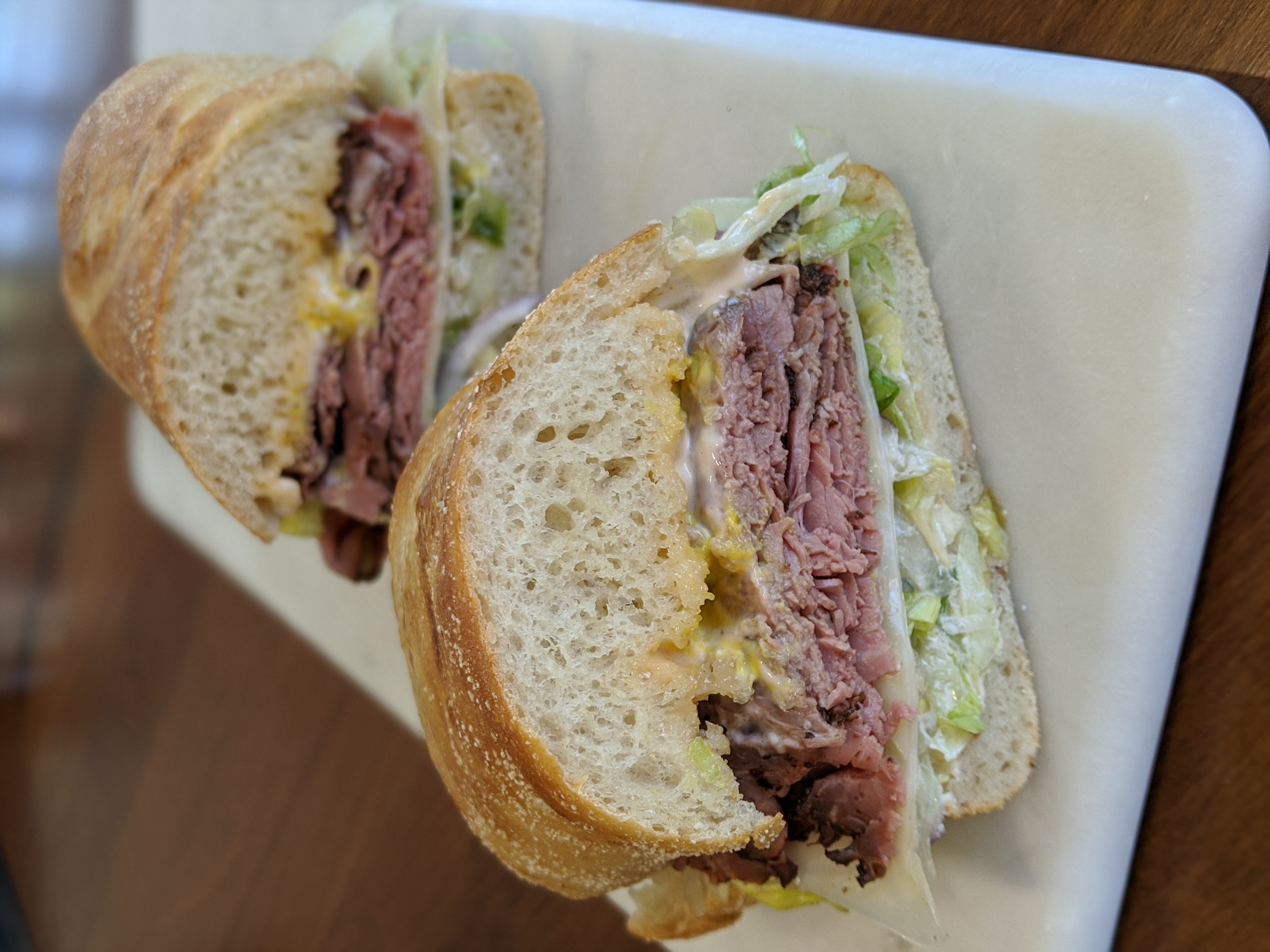 Order #7. Roast Beef Sandwich food online from Crust store, San Jose on bringmethat.com