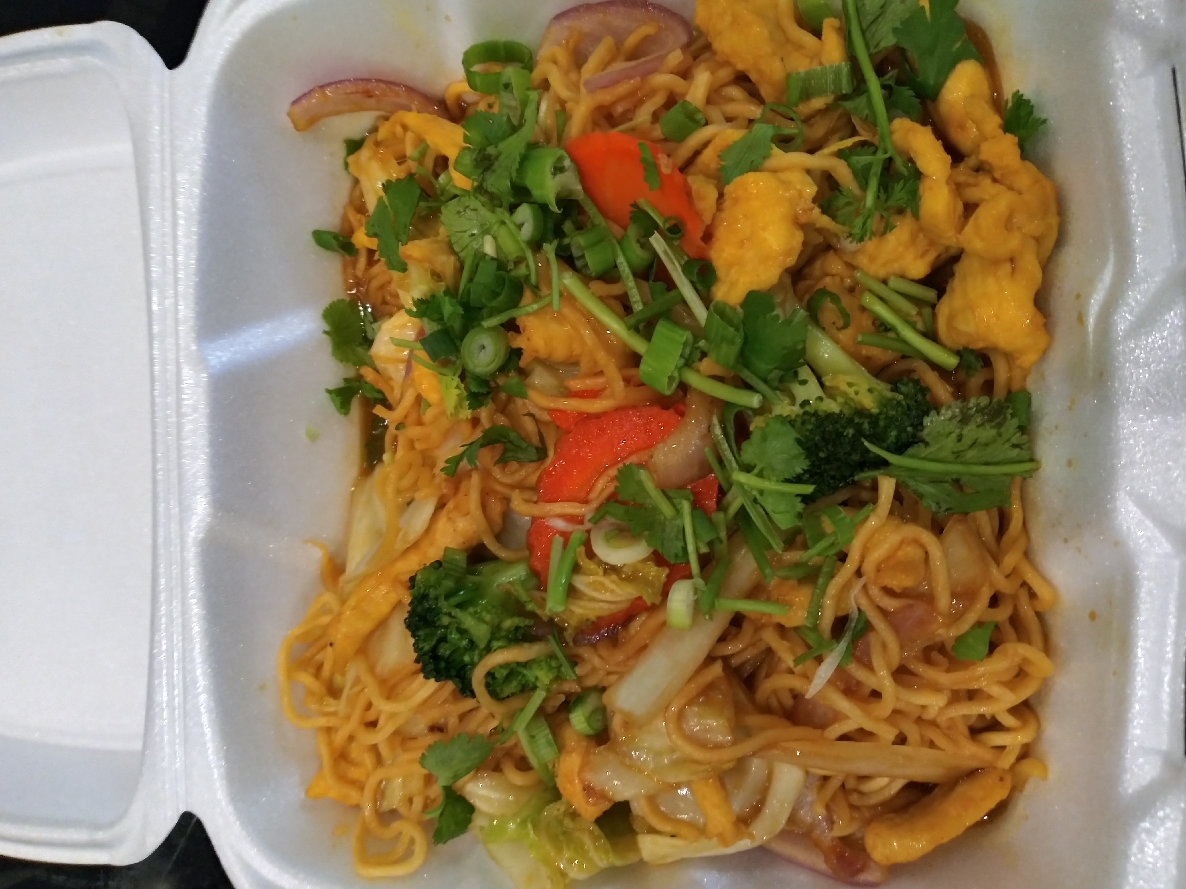 Order Chicken Stir Fried Noodles food online from V-Nam Pho store, Surprise on bringmethat.com