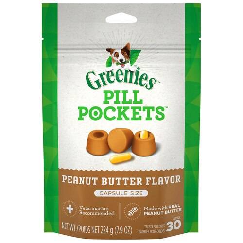 Order Greenies Pill Pockets Peanut Butter - 7.9 oz food online from Walgreens store, Gold Canyon on bringmethat.com