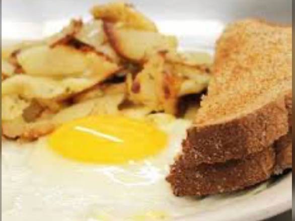 Order 2 Egg Platter food online from The Chipper Truck Cafe store, Yonkers on bringmethat.com