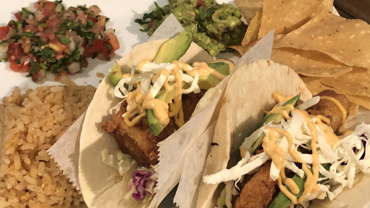 Order Fish Tacos food online from Guppy Good Times store, Conshohocken on bringmethat.com