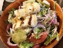 Order Paphos Island Salad - Small food online from Meraki Taverna store, Armonk on bringmethat.com