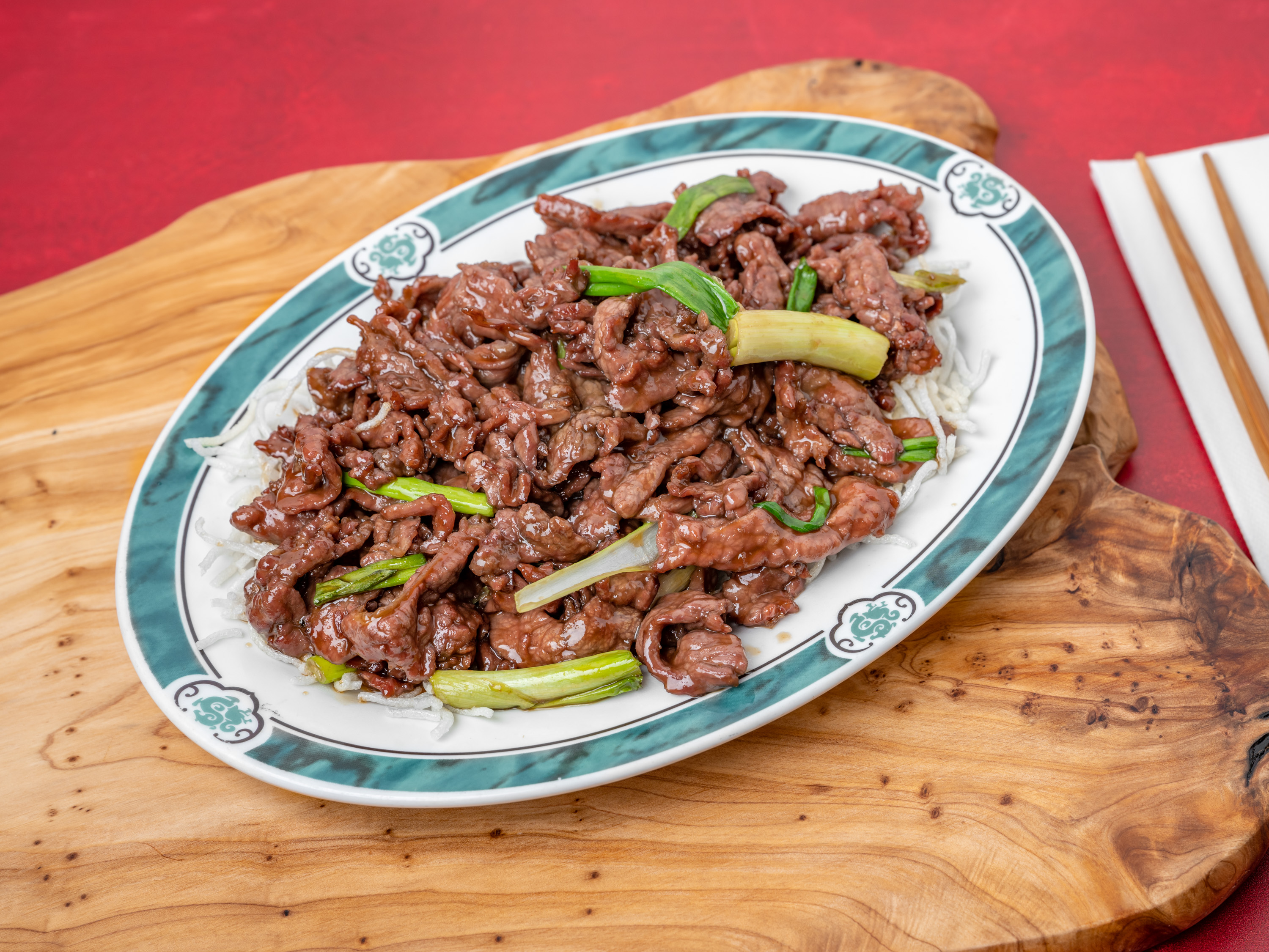 Order B6. Mongolian Beef food online from Golden Dragon store, Athens on bringmethat.com