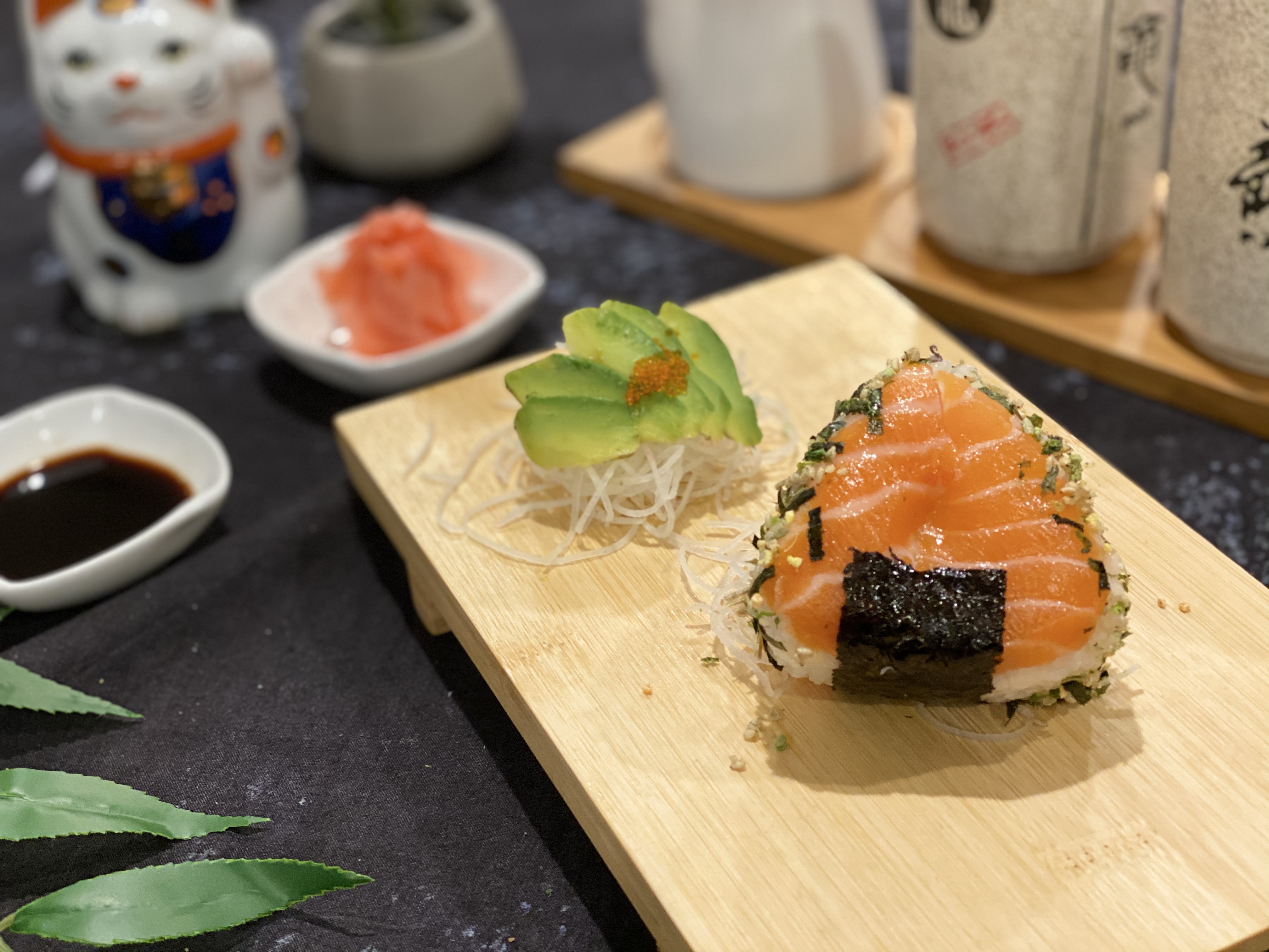Order Salmon Onigiri food online from Sushi express store, Brookline on bringmethat.com