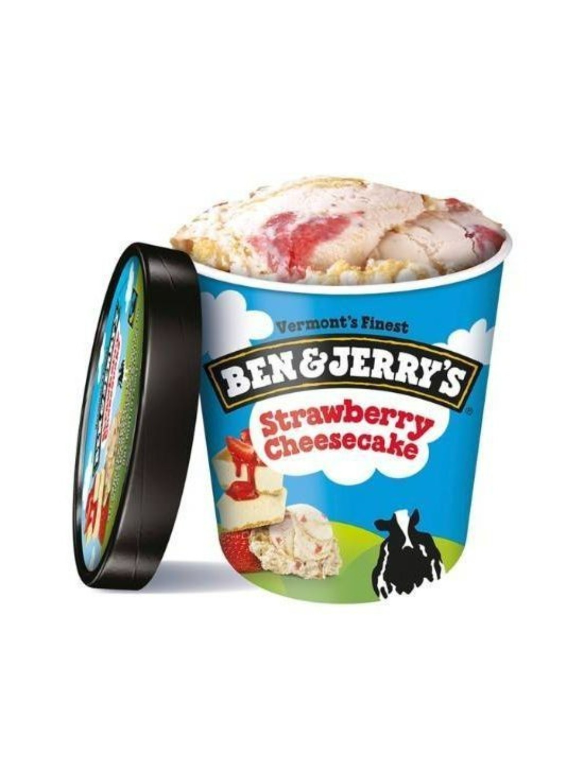 Order Ben & Jerry's Strawberry Cheesecake (1 Pint) food online from Stock-Up Mart store, Minneapolis on bringmethat.com