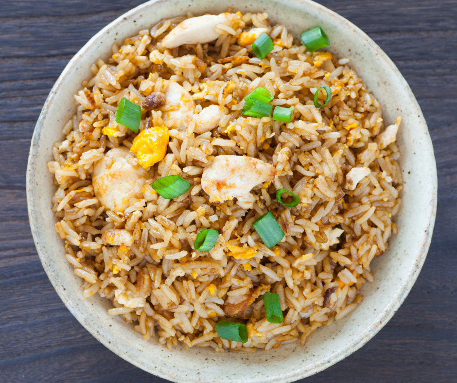 Order Chicken Fried Rice (+ Free Dessert) food online from Spices Of India Kitchen store, Irving on bringmethat.com