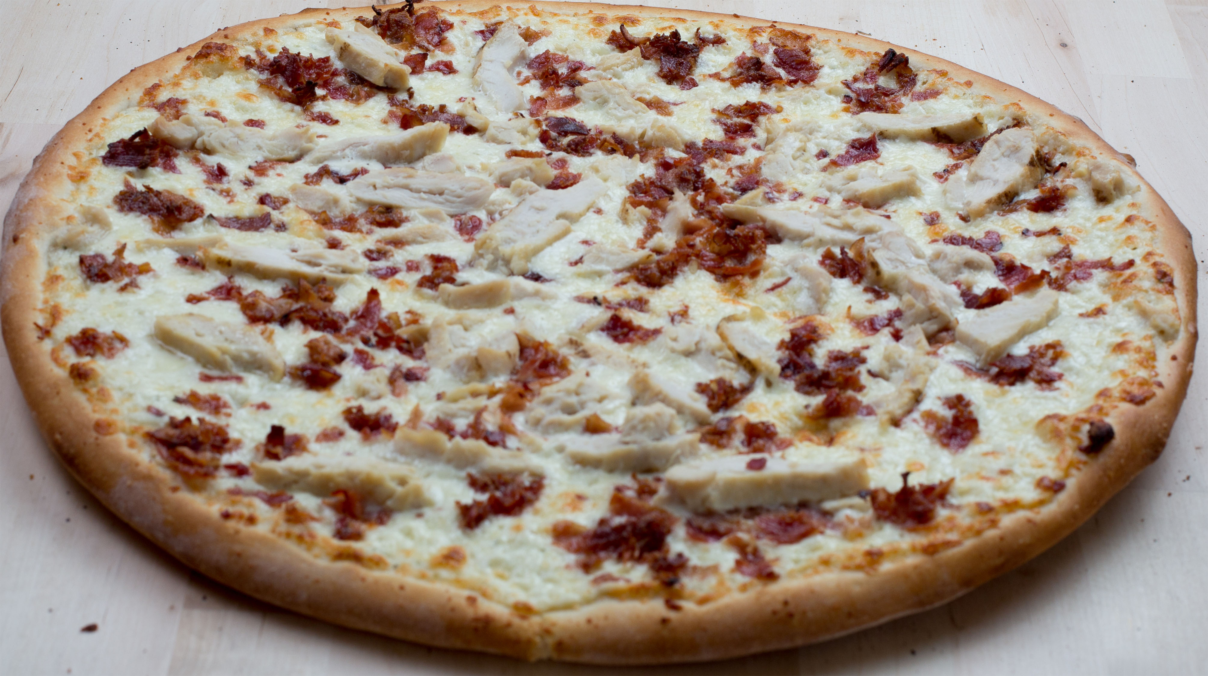 Order Chicken Bacon Ranch Pizza food online from Pizza Pit Extreme store, Iowa City on bringmethat.com