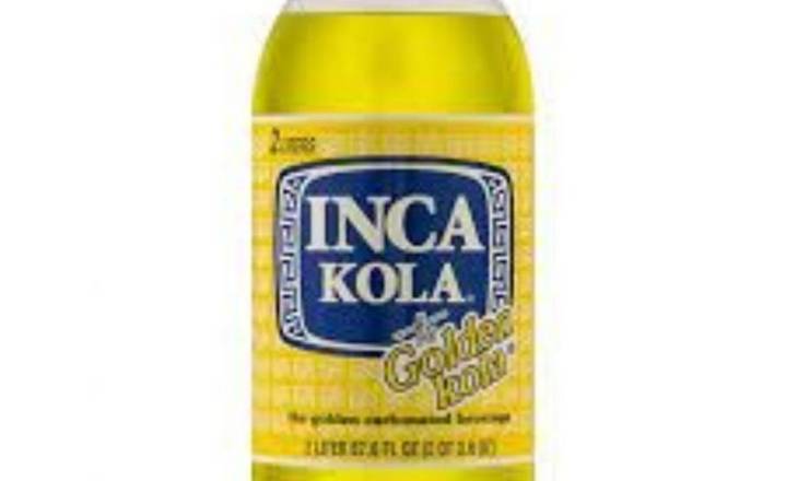 Order Inca Cola (2L) food online from Alpaca Peruvian Charcoal Chicken store, Durham on bringmethat.com