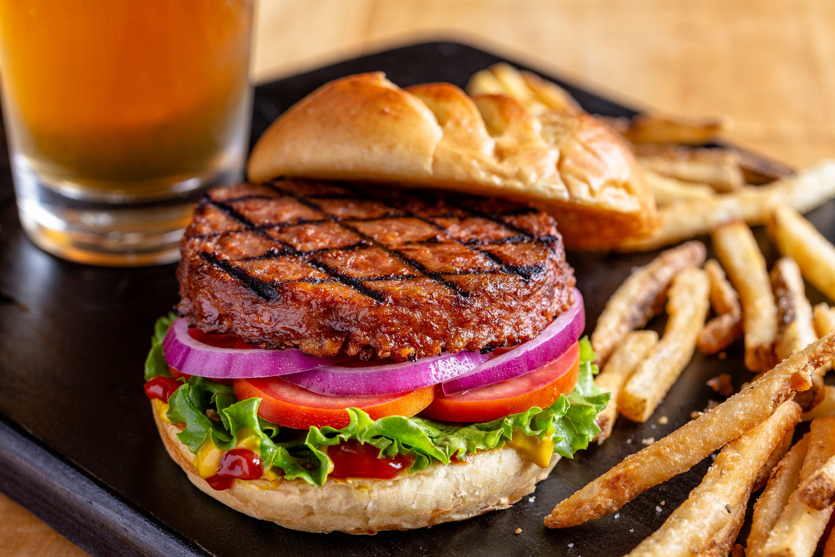 Order Gluten Free Classic Beyond Burger - Burger food online from Uno Pizzeria & Grill store, Chester on bringmethat.com