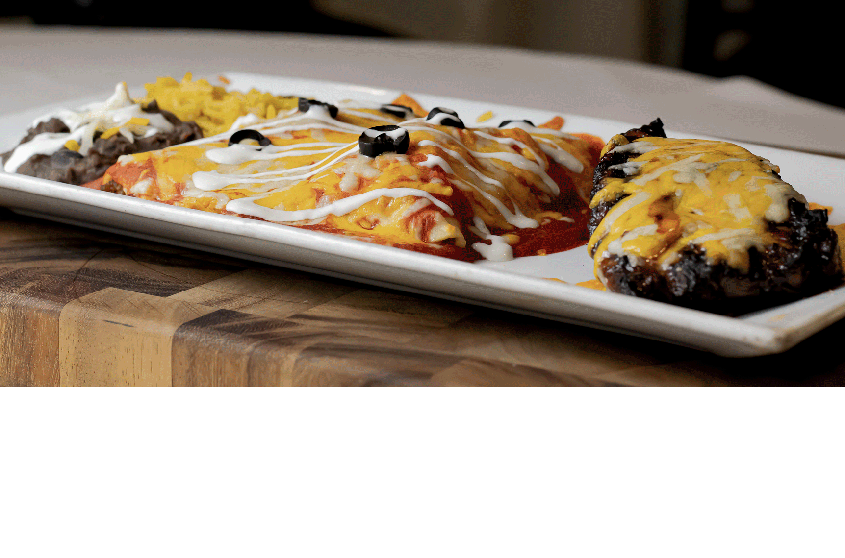 Order Steak and Dos Enchiladas food online from Brass Buckle store, Conyngham on bringmethat.com
