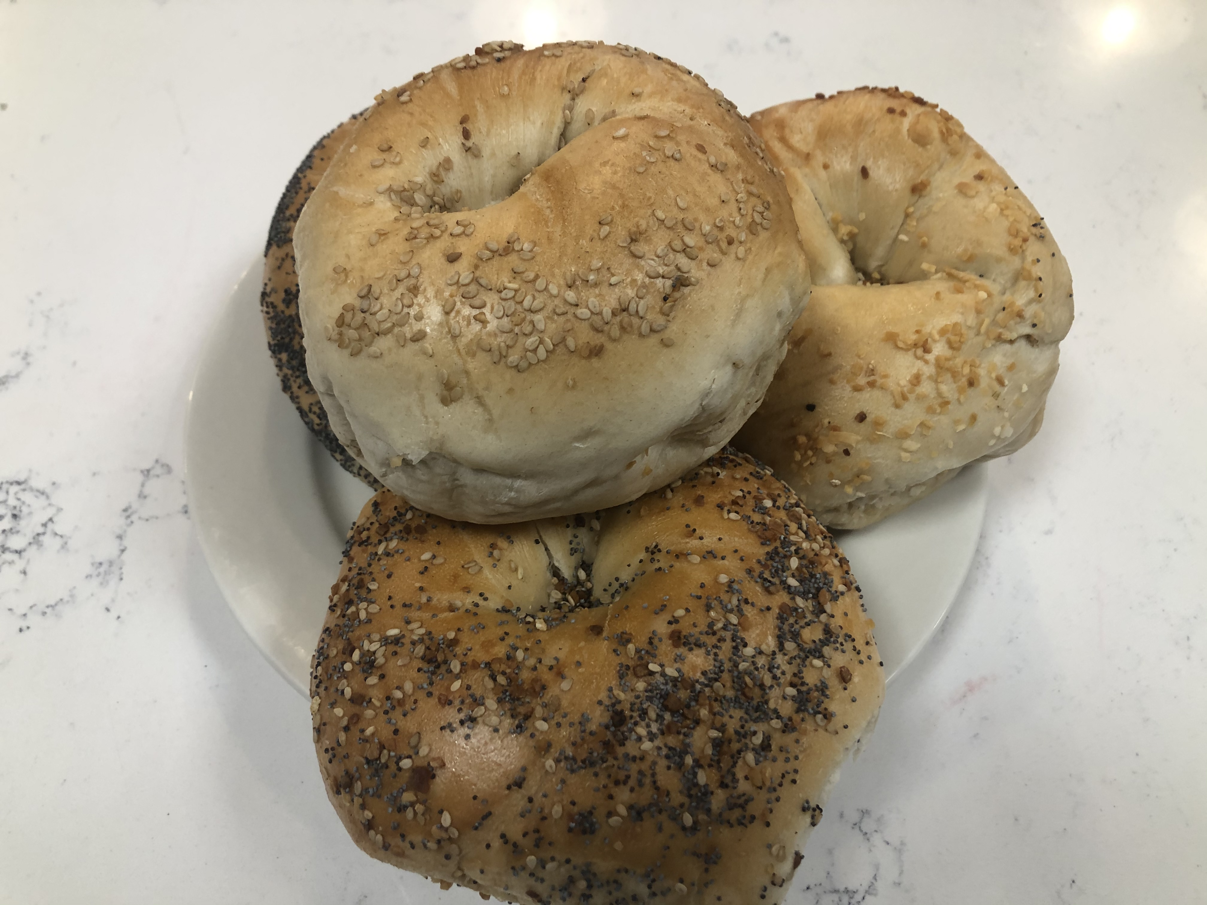 Order Bagel with Flavored Cream Cheese food online from Tasty's restaurant store, Ridgewood on bringmethat.com