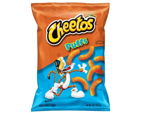 Order Cheetos Puffs Cheese Flavored Snacks - 8 oz food online from Loma Mini Market store, Long Beach on bringmethat.com