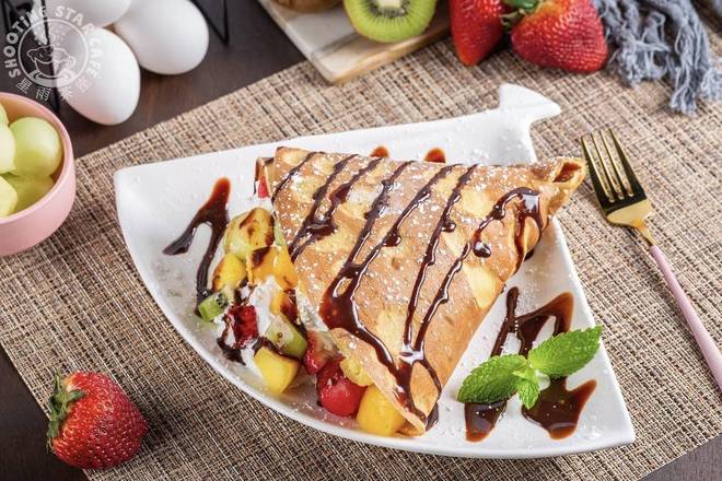 Order Mixed Fruit Crepe food online from Shooting Star Cafe store, Oakland on bringmethat.com