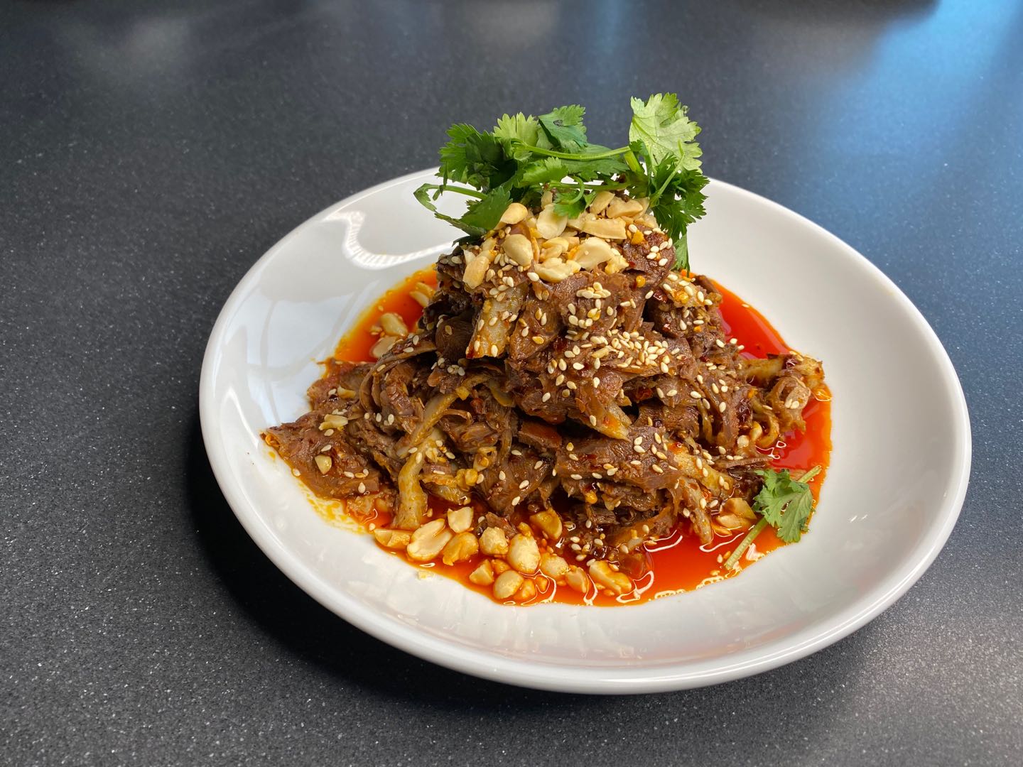 Order P4. Beef Shanks and Tripe in Chili Sauce food online from Wei Authentic Chinese Cuisine store, Marietta on bringmethat.com