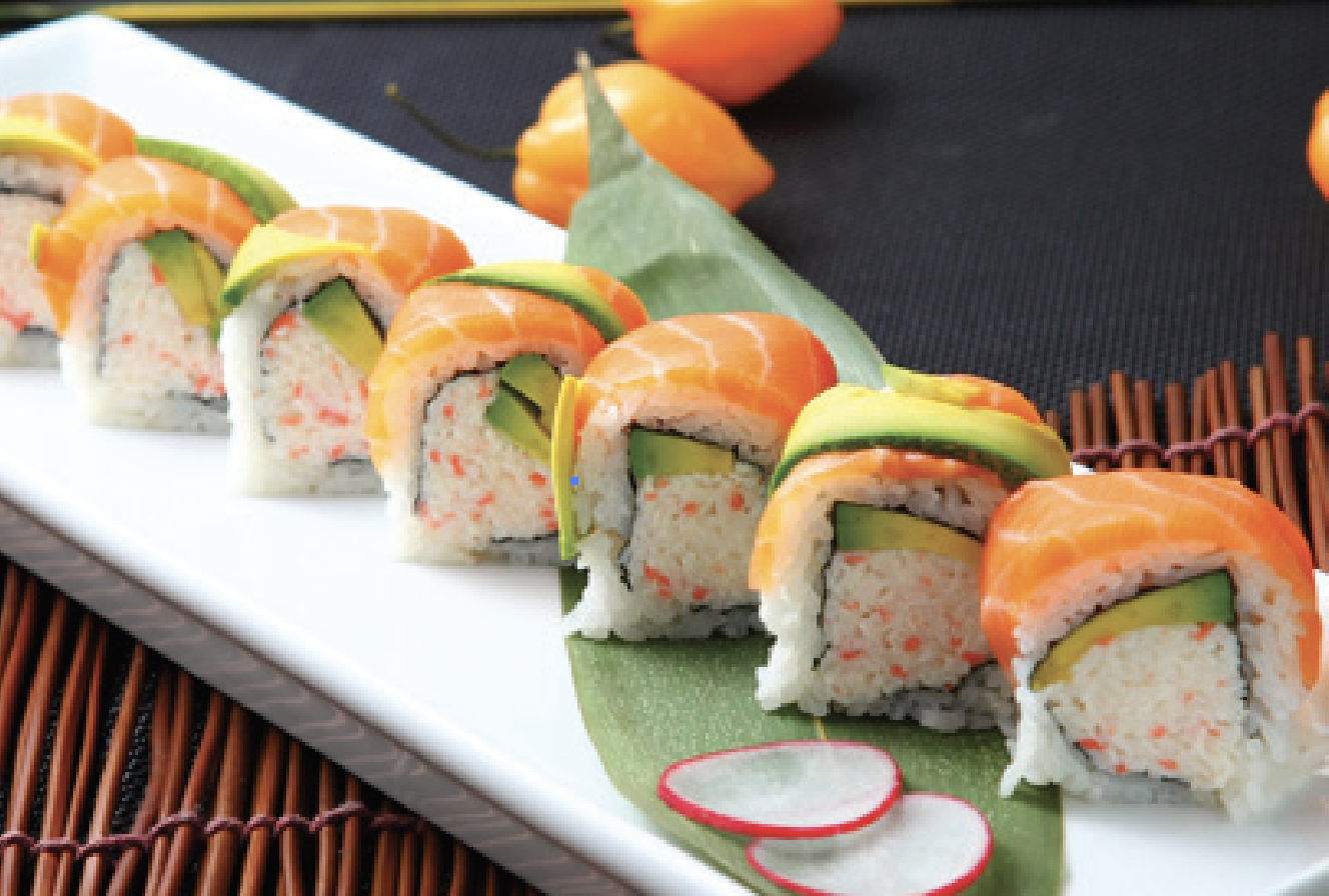 Order Alaska Roll food online from Tenno Sushi store, Los Angeles on bringmethat.com