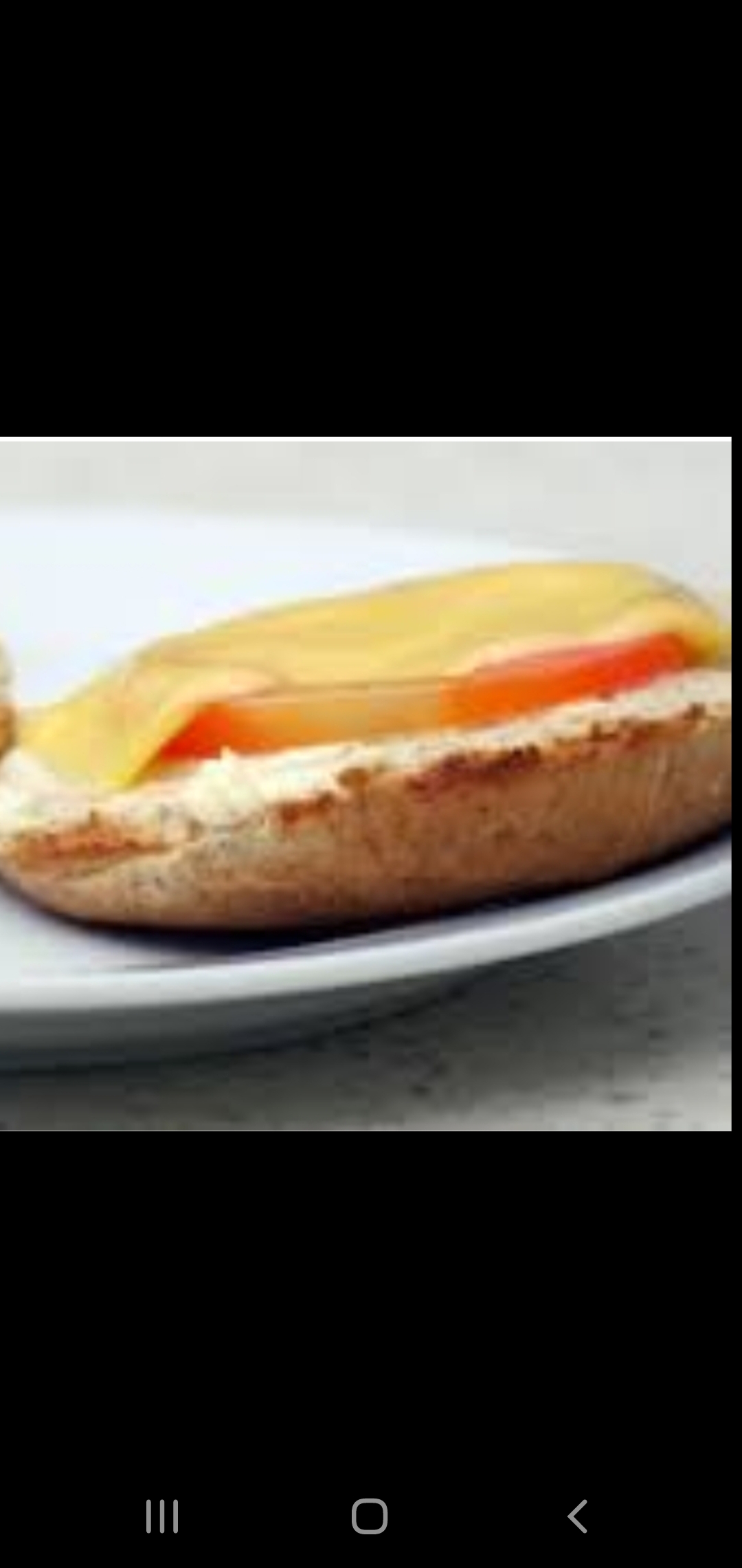 Order Bagel With Melted Cheese and Tomato food online from American Gourmet Foods Deli store, New York on bringmethat.com