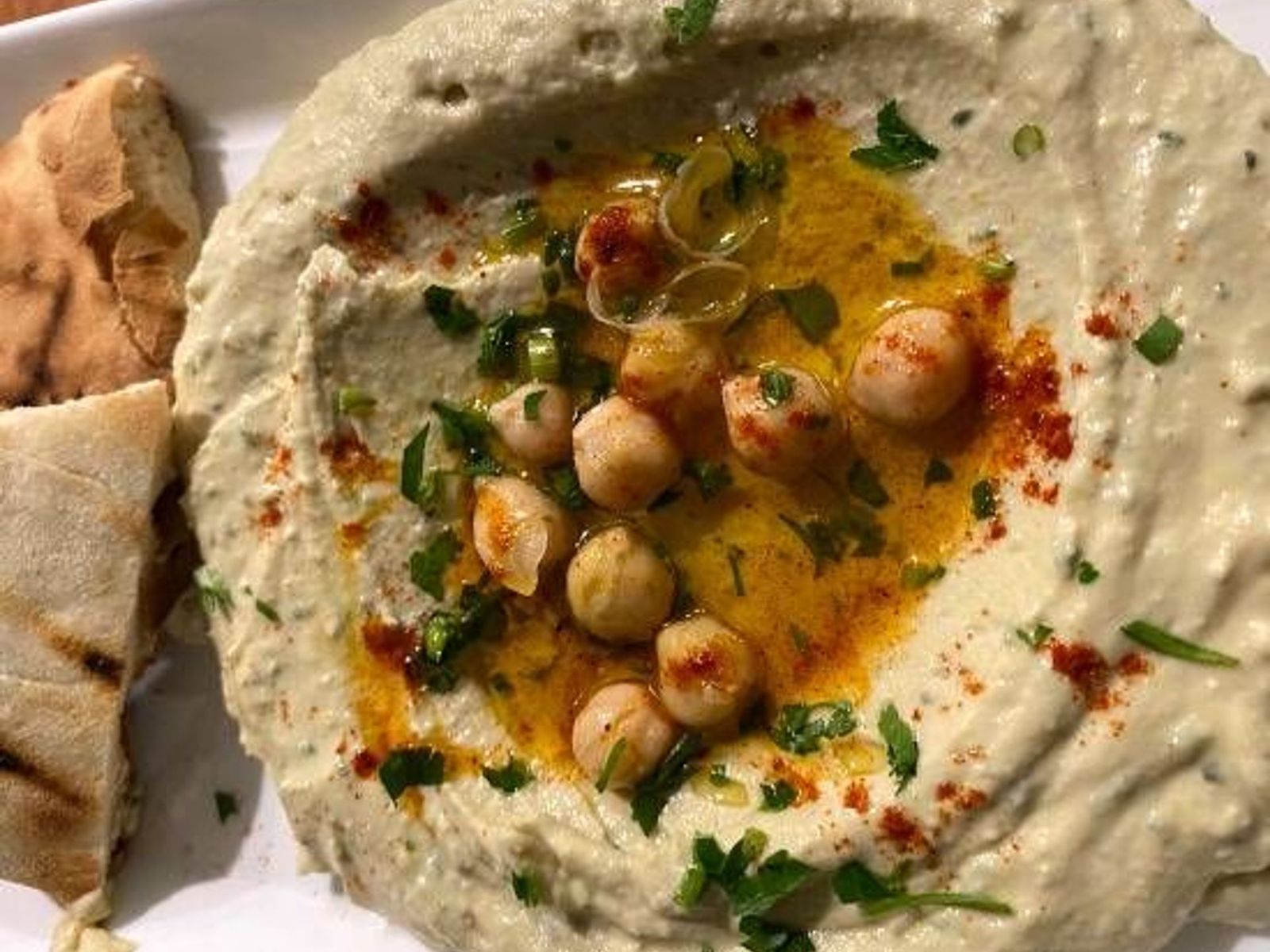 Order Basil Hummus food online from Bollo Woodfired Pizza store, Houston on bringmethat.com