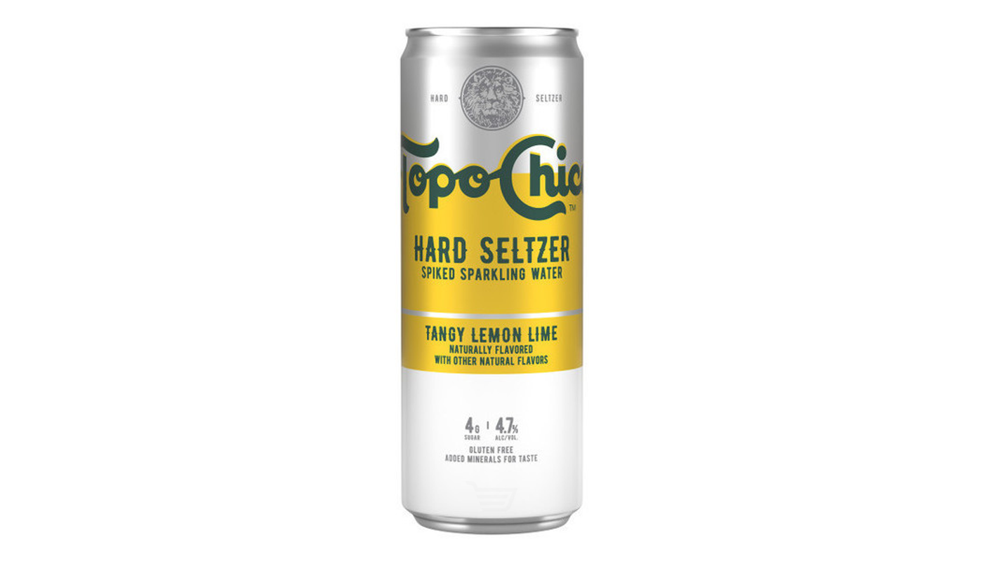 Order Topo Chico Hard Seltzer Tangy Lemon Lime 24oz Can food online from House Of Cigar & Liquor store, Redondo Beach on bringmethat.com