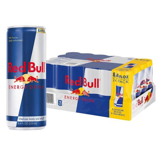 Order Red Bull Energy Drink (8.4 oz x 24 ct) food online from Rite Aid store, Syracuse on bringmethat.com