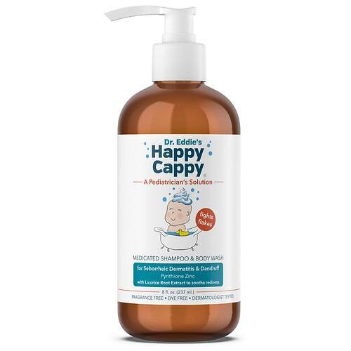 Order Happy Cappy Children's Medicated Shampoo & Body Wash for Seborrheic Dermatitis & Dandruff Fragrance Free - 8.0 fl oz food online from Walgreens store, CLEARWATER BEACH on bringmethat.com