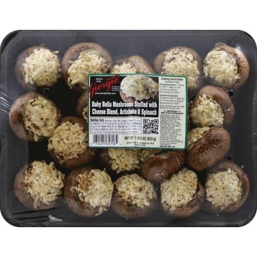 Order Giorgio · Baby Bella Mushrooms with Cheese Artichoke & Spinach (22 oz) food online from Jewel-Osco store, Libertyville on bringmethat.com